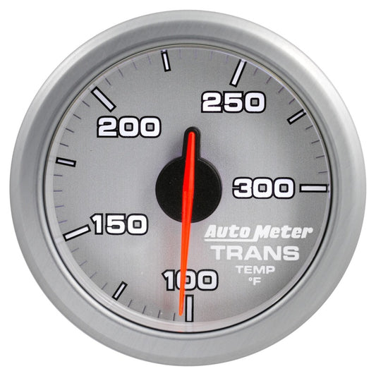 Autometer Airdrive 2-1/6in Trans Temperature Gauge 100-300 Degrees F Silver Universal | 9157-UL