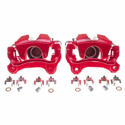 Power Stop Rear Red Calipers w/ Brackets Pair Lexus GS350 2013-2019 / GS450H 2013-2018 / IS350 2014-2019 / RC350 15-2020 / GS200t 2016-2017 / IS200t 2016-1017 / IS300 2016-2019 / RC200t 2016-2017 / RC300 2016-2019 | S7140