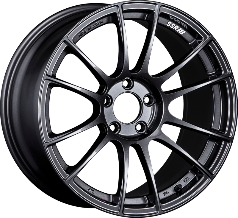 SSR GTX04 18×9.5 5x100 40mm Offset Dark Gunmetal Wheel