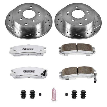 Power Stop Rear Z26 Street Warrior Brake Kit Mitsubishi Eclipse 2006-2012 / Galant 2004-2012 | K155-26