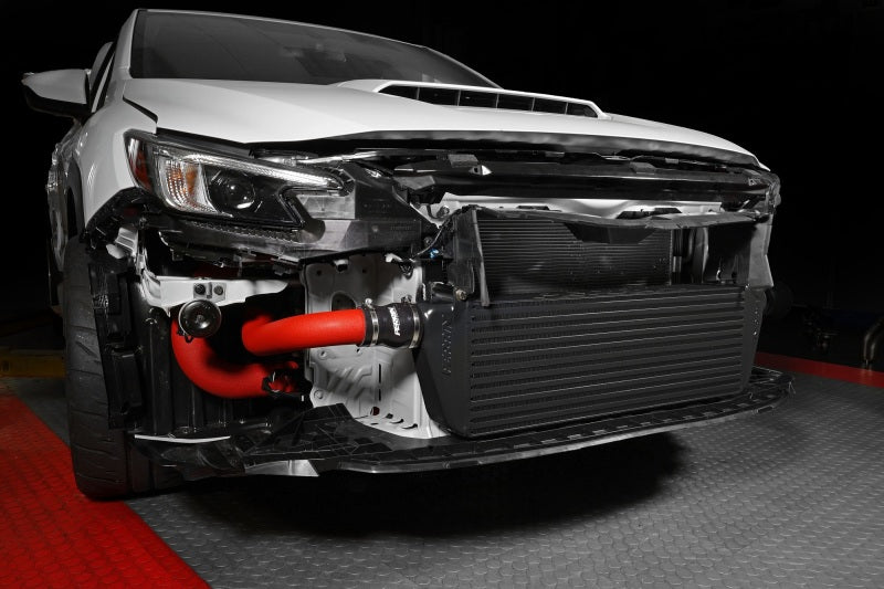 Perrin 22-24 Subaru WRX Front Mount Intercooler Kit (Red Tubes & Black Core) | PSP-ITR-441BK/RD