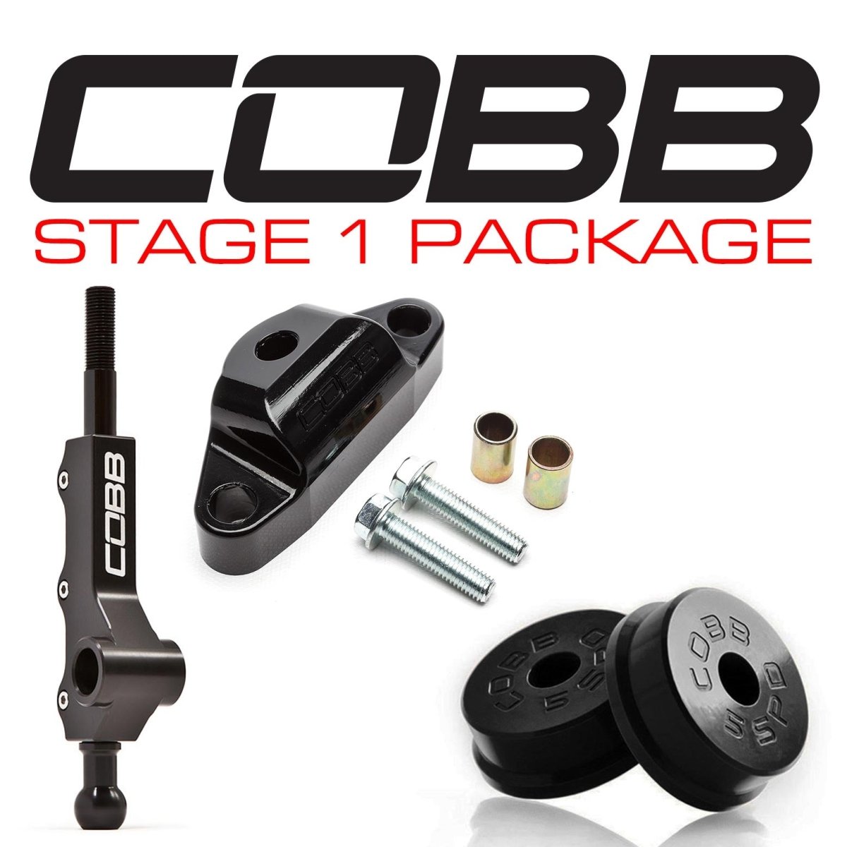 Cobb [02 - 07 WRX] Stage 1 Drivetrain Package w/ Wide Barrel Shifter - JDMuscleShifter and Bushing Comboscobb212X01