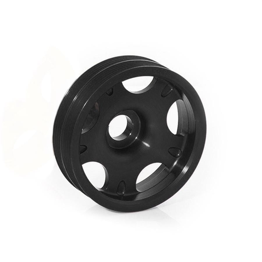 COBB [02 - 14 WRX, 04 - 21 STI, 05 - 09 LGT] Lightweight Crank Pulley Black - JDMusclePulleyscobb300102BK