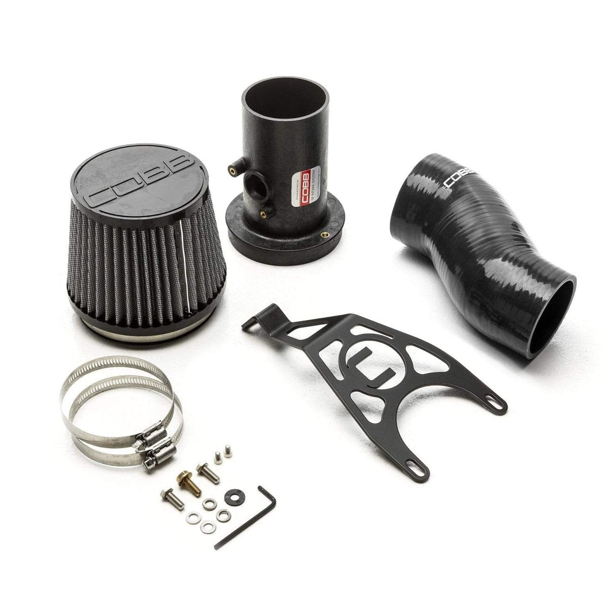 COBB [08 - 14 WRX, 08 - 21 STI, 09 - 13 FXT] SF Intake System - Black | 715100 - BK - JDMuscleIntakescobb715100-BK