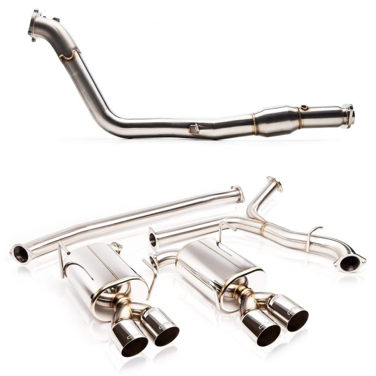 Cobb [11 - 14 STI/WRX] Quad 3.5in Tips Turbo Back Exhaust - JDMuscleTurbo Back Exhaustscobb515322