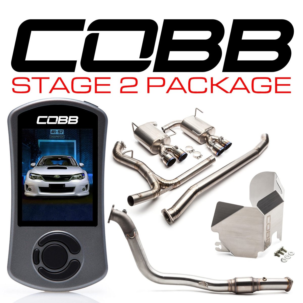 Cobb [11 - 14 WRX] Sedan MT Stage 2 Power Package Titanium - JDMuscleEngine Package Dealscobb615X92TI