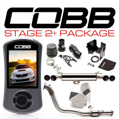 Cobb [11 - 14 WRX] Stage 2+ Power Package with V3 Accessport - JDMuscleEngine Package Dealscobb615X72P-BKBlack