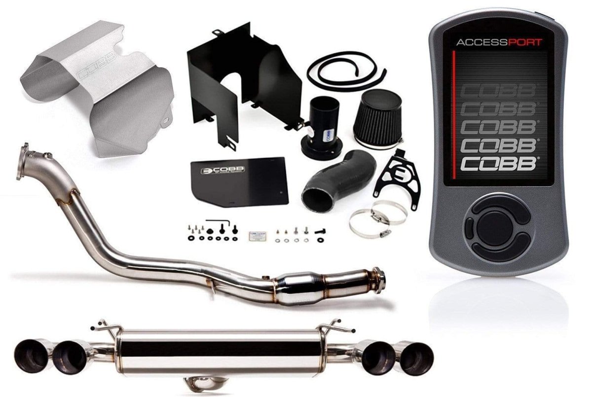 Cobb [11 - 14 WRX] Stage 2+ Power Package with V3 Accessport - JDMuscleEngine Package Dealscobb615X72P-BKBlack