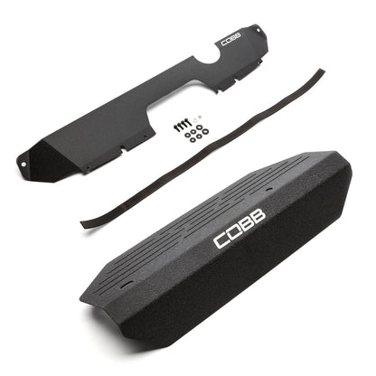 Cobb [15 - 21 STI] Radiator Shroud + Alternator Cover Package Wrinkle Black - JDMuscleRadiator ShroudscobbSUB00008