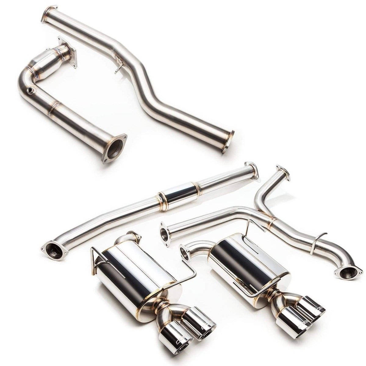 Cobb [15 - 21 WRX] 3in Turboback Exhaust - Non - Resonated J - Pipe - JDMuscleTurbo Back Exhaustscobb541314
