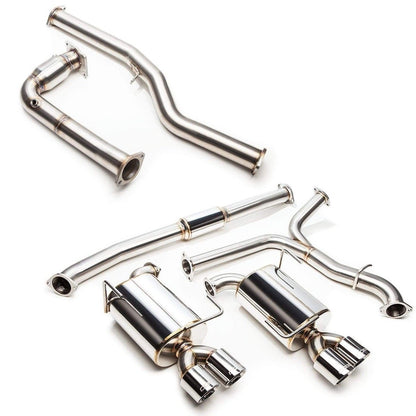 Cobb [15 - 21 WRX] 3in Turboback Exhaust - Non - Resonated J - Pipe - JDMuscleTurbo Back Exhaustscobb541314
