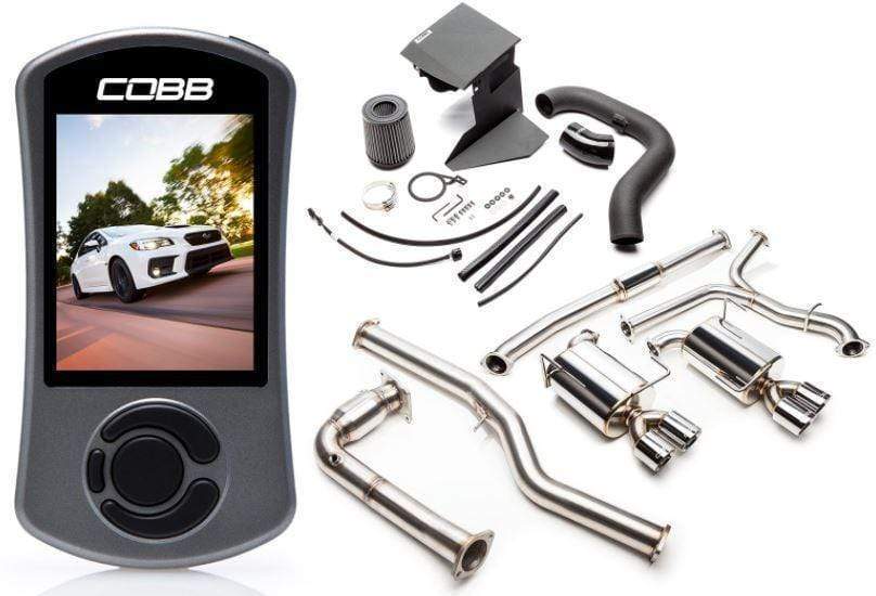 Cobb [15 - 21 WRX] Stage 2 + Big SF Power Package Non Resonated - JDMuscleEngine Package DealscobbSUB004NW2P
