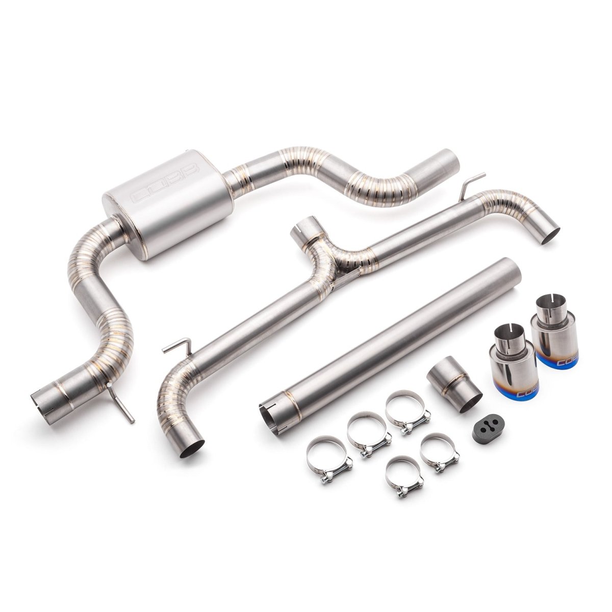 Cobb [18 - 21 Volkswagen GTI] - MK7.5 Titanium Cat - Back Exhaust System - 5V2160 - JDMuscleCat Back Exhaust Systemcobb5V2160