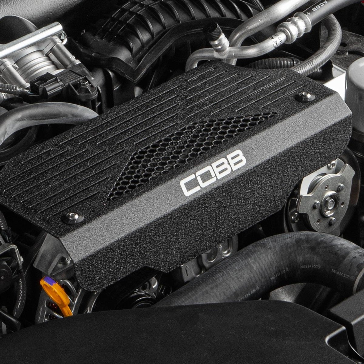 Cobb [22 - 26 WRX] Aluminum Alternator Cover Black - JDMuscleAlternator Coverscobb446600