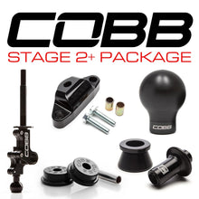 Cobb STI 6MT Stage 2+ Drivetrain Package w/Weighted White Knob + Stealth Black Lockout - JDMuscleShifter and Bushing Comboscobb215X02P-WK-WT-BKBK