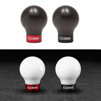Cobb STI 6MT Stage 2+ Drivetrain Package w/Weighted White Knob + Stealth Black Lockout - JDMuscleShifter and Bushing Comboscobb215X02P-WK-WT-BKBK