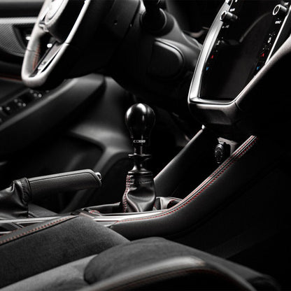 Cobb Subaru 6 - Speed Weighted COBB Knob - Black | Incl. Both Red + Blk Collars - JDMuscleNon - Categorizedcobb213360-BK