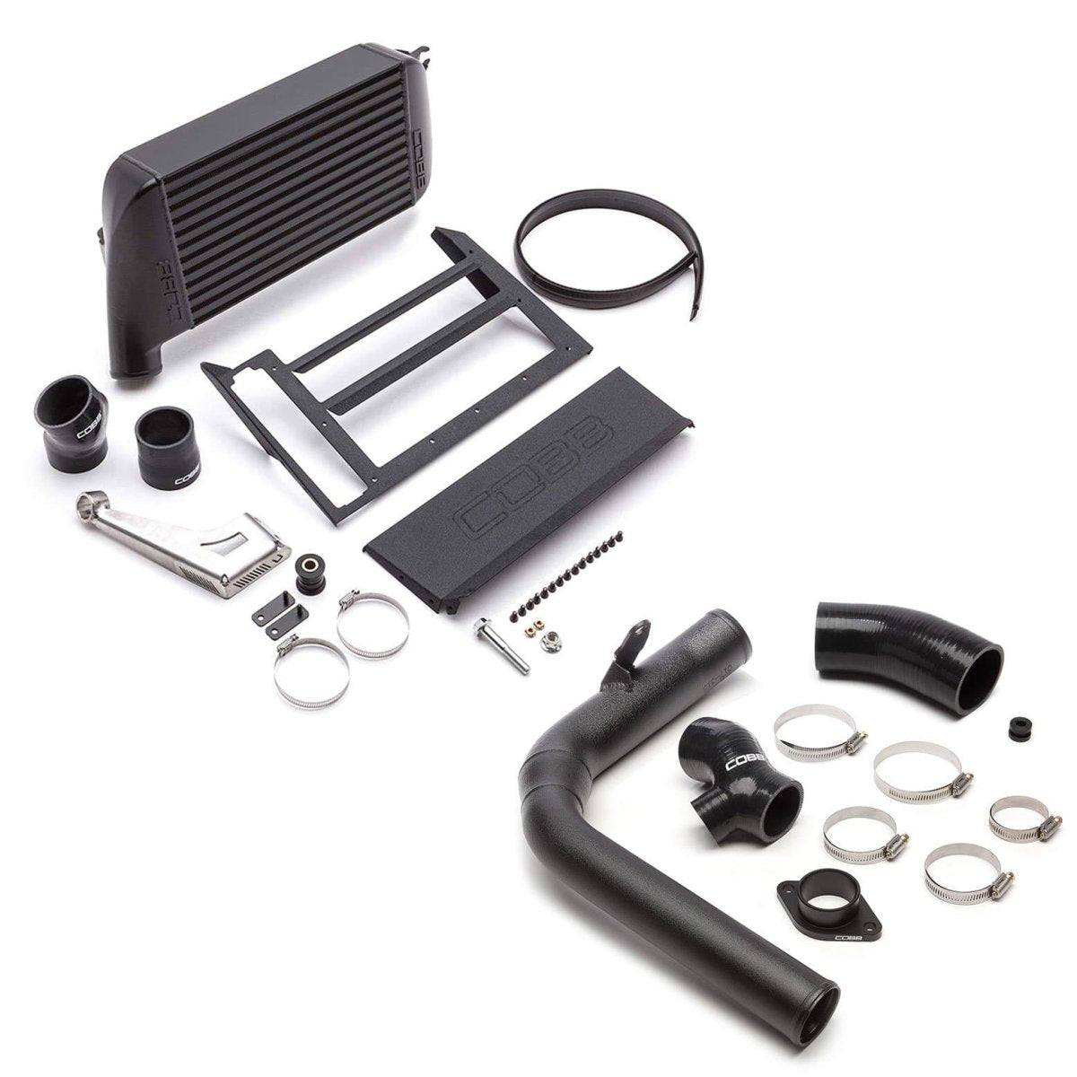 Cobb Top Mount Intercooler Kit Black WRX 15 - 2018 | B42400 - BK - JDMuscleIntercoolerscobbB42400-BK