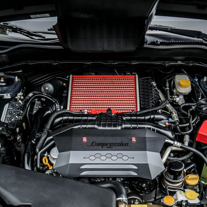 Compressive Tuning AirShields - 2014 - 2018 Forester, 15 - 21 WRX | VA - JDMuscleIntercooler ShroudsAS151-FA-RD2014 - '18 ForesterWrinkle Red