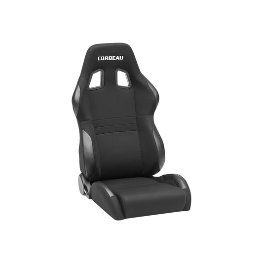 Corbeau A4 Seats Black Leather - Universal-CBU-L60091PR-CBU-L60091PR-Seats-Corbeau-JDMuscle