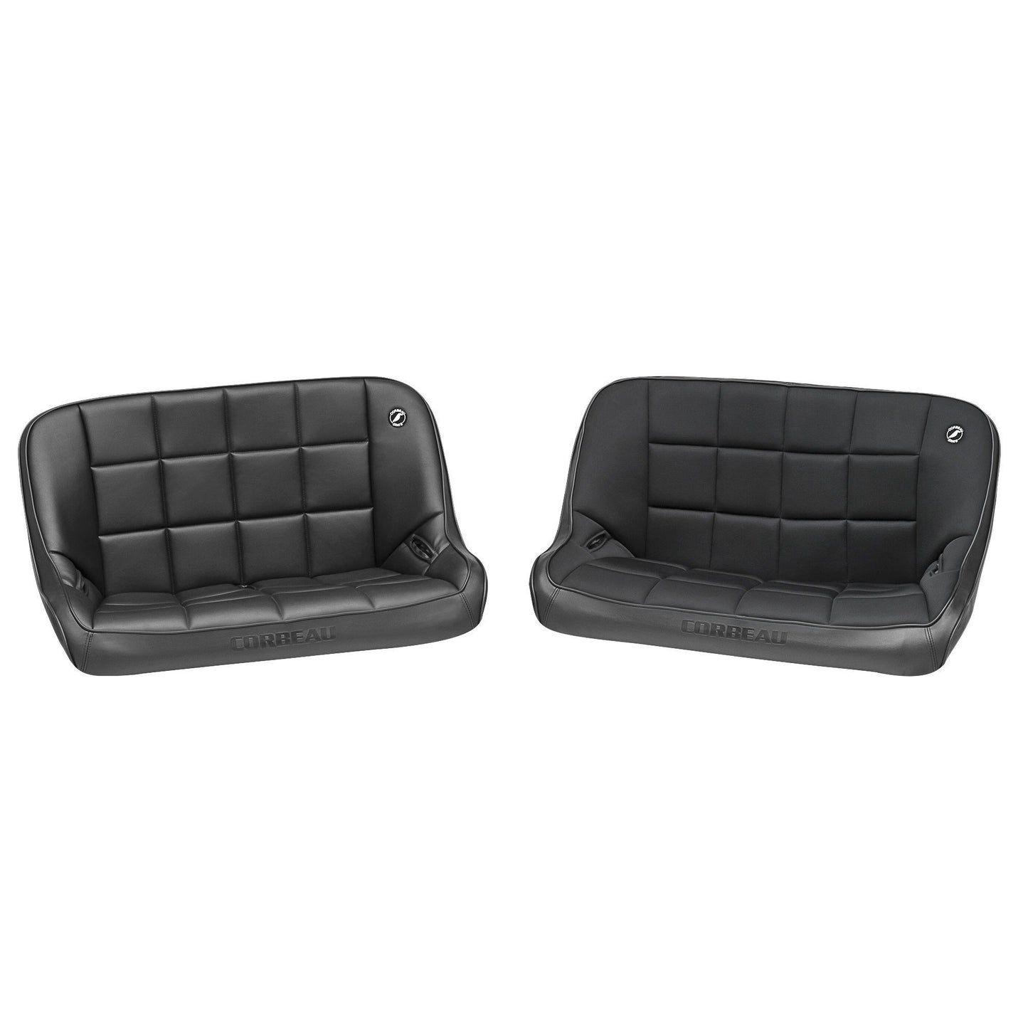 Corbeau Baja Bench Seat 42in Black Vinyl - Universal-CBU-64401-CBU-64401-Seats-Corbeau-JDMuscle