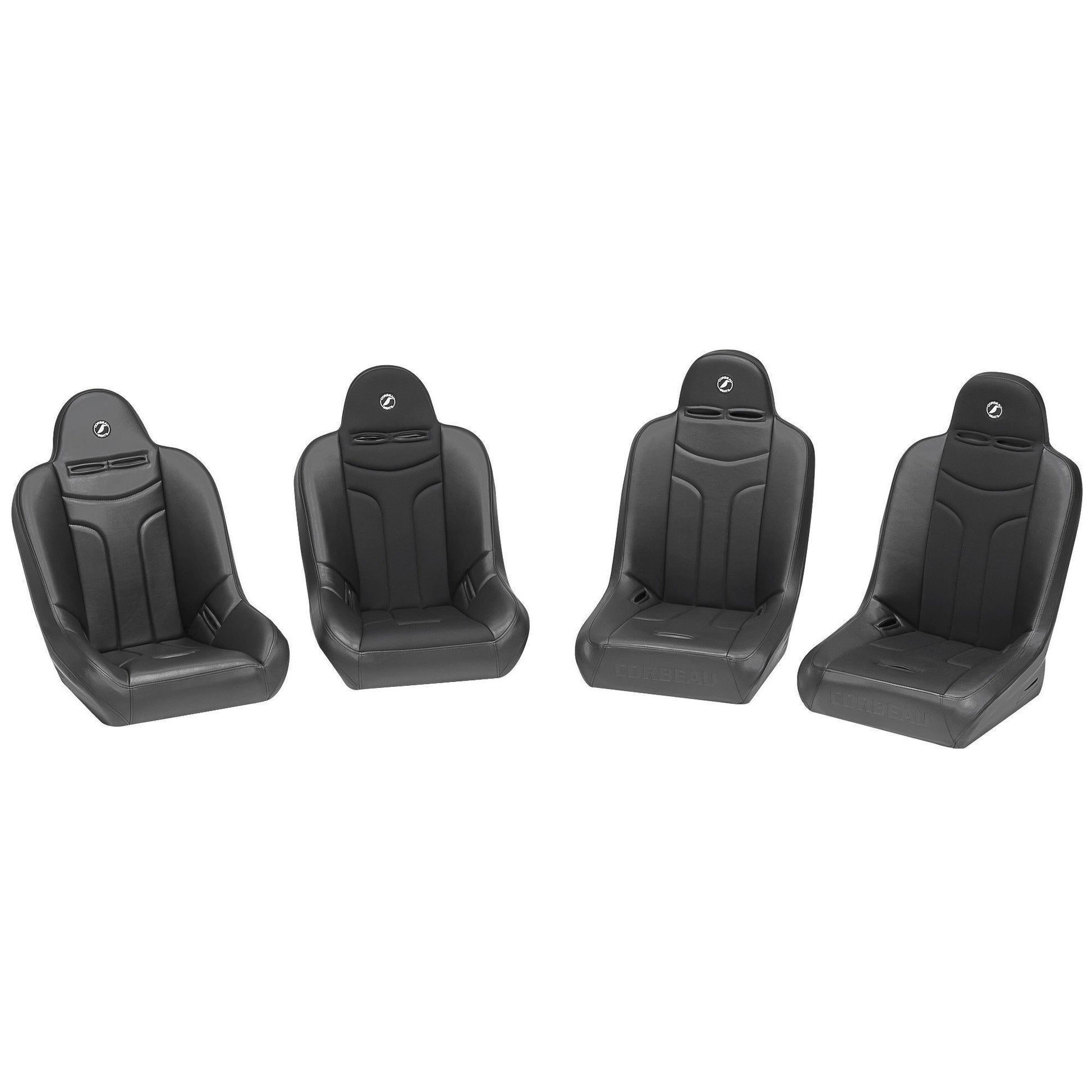Corbeau Baja JP Seat Black Vinyl / Cloth Wide - Universal-CBU-26402BW-CBU-26402BW-Seats-Corbeau-JDMuscle