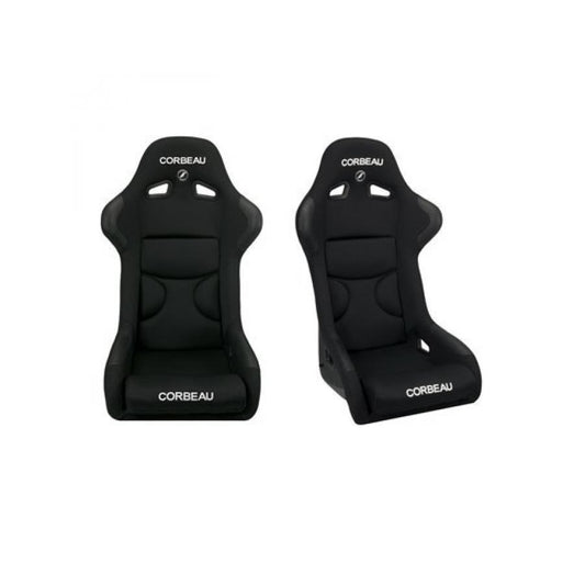 Corbeau FX1 Racing Seat Black Cloth - Universal-CBU-29501-CBU-29501-Seats-Corbeau-JDMuscle