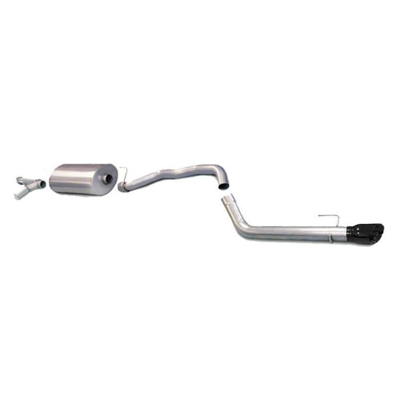 Corsa 08-13 Toyota Sequoia 5.7L V8 Touring Cat-Back Exhaust w/Black 4in Tip | 14573BLK - JDMuscleCat Back Exhaust Systemcor14573BLK