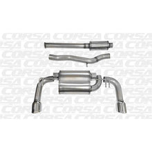 Corsa 08-14 Mitsubishi Lancer Evolution X Sedan 2.0L Polished Sport Dual Rear Cat-Back Exhaust | 14858 - JDMuscleCat Back Exhaust Systemcor14858