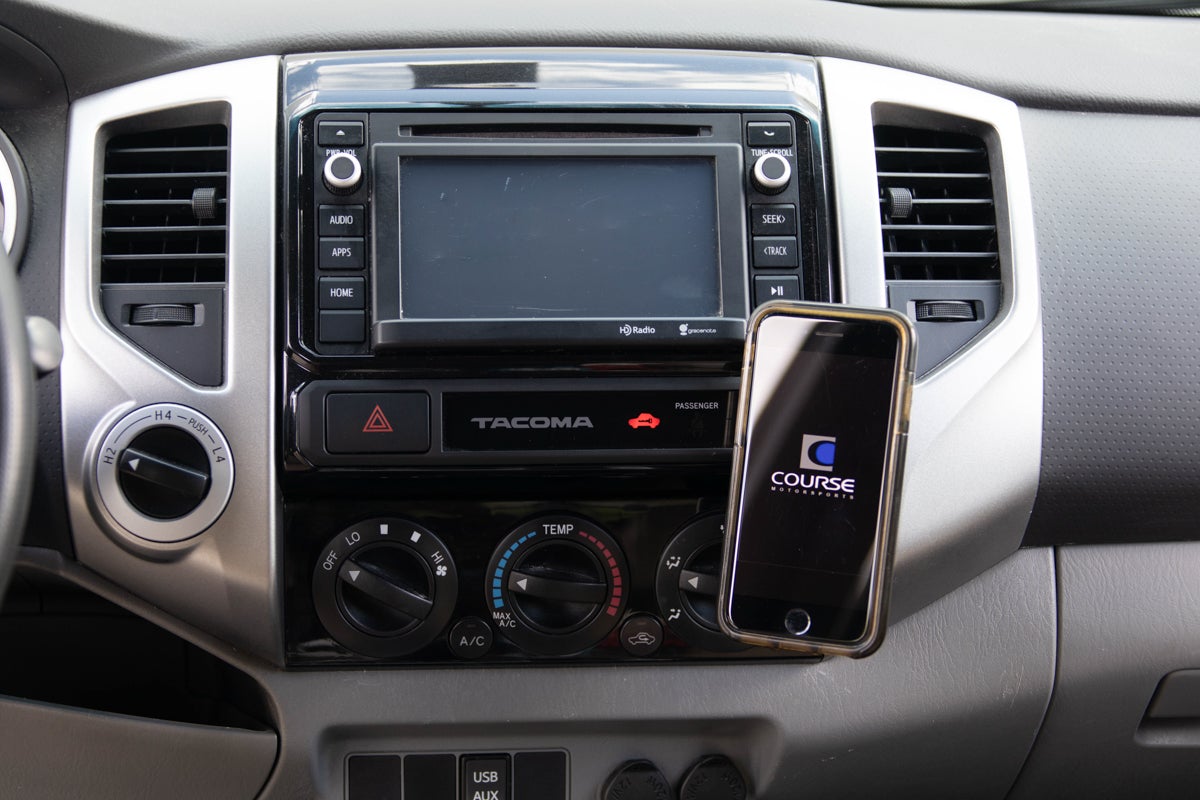 Course Motorsports Direct Fit Phone Mount - Toyota Tacoma | 2005-2015 - JDMuscleInteriorCSMCM2.90027Magnetic