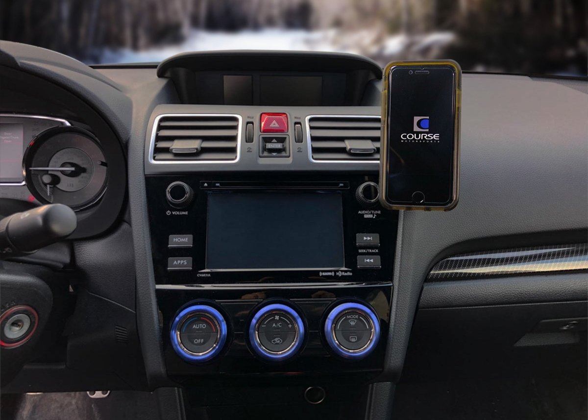 Course Motorsports Direct Fit Phone Mount - WRX | 2015+, Forester | 2014-2018, Impreza | 2012-2016, Crosstrek | 2013- 2017 - JDMuscleInteriorCSMCM2.90018Magnetic