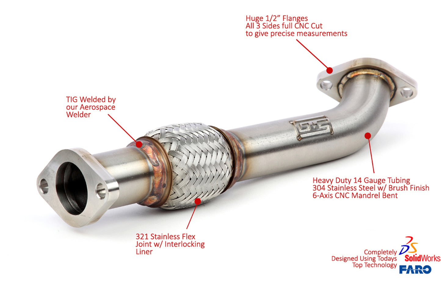Grimmspeed HiFlow Crosspipe - WRX / Forester XT 2004-2007 | 00200X