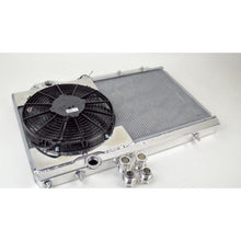 CSF 01-07 Mitsubishi Evo 7/8/9 Full Size Slim Radiator w/12in Fan & Shroud/-16AN & Slip-On Fittings