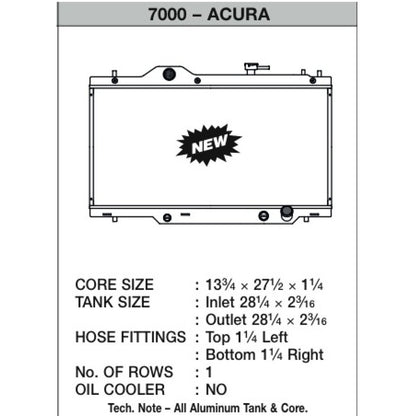 CSF 02-06 Acura RSX Radiator