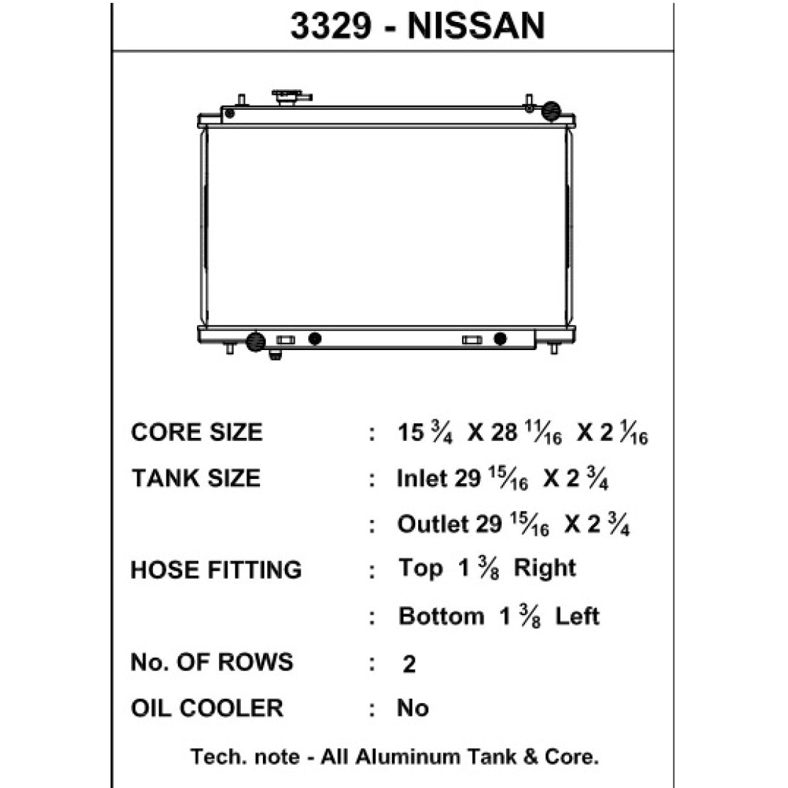 CSF 03-06 Nissan 350Z Radiator-csf3329-710353033296-Radiators-CSF-JDMuscle