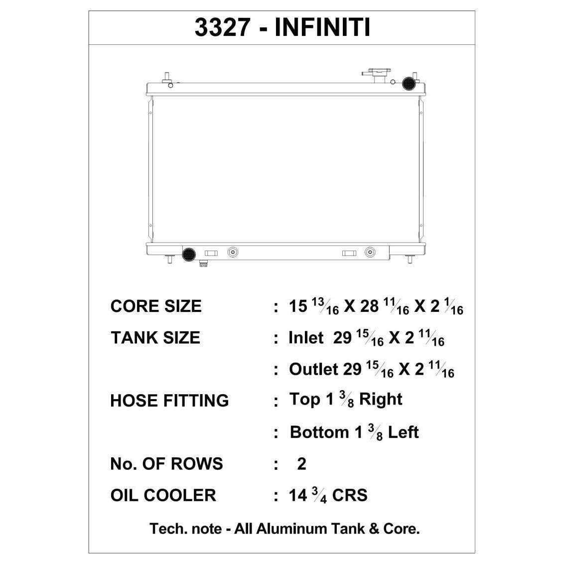 CSF 03-07 Infiniti G35 Radiator-csf3327-710353033272-Radiators-CSF-JDMuscle