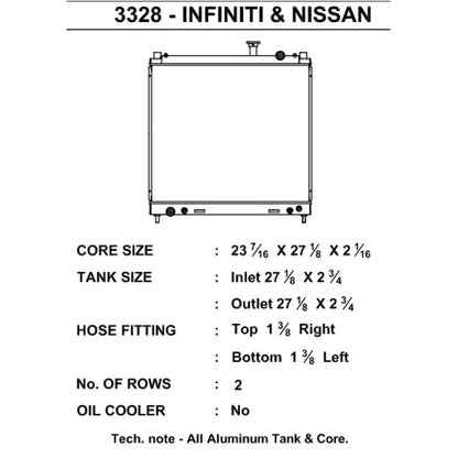 CSF 04-15 Nissan Titan Radiator-csf3328-710353033289-Radiators-CSF-JDMuscle