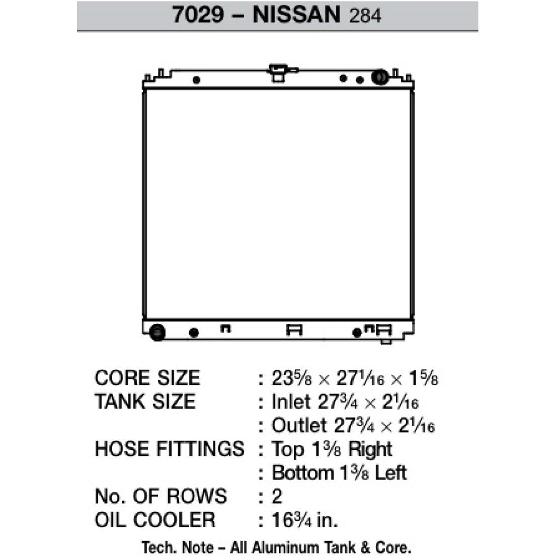 CSF 05-15 Nissan Frontier / 05-12 Nissan Pathfinder / 05-15 Nissan Xterra Radiator-csf7029-710353070291-Radiators-CSF-JDMuscle