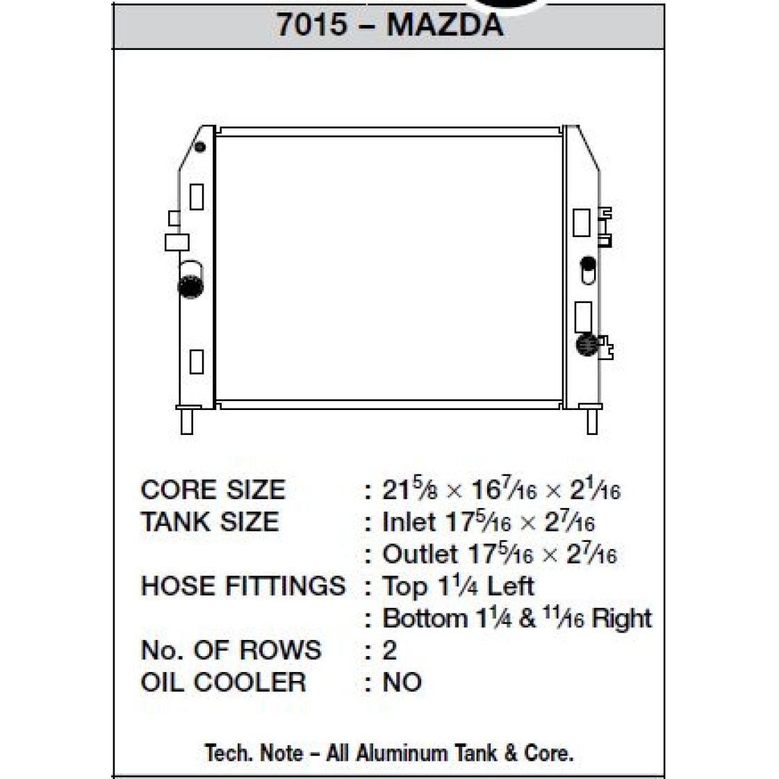 CSF 06-12 Mazda Miata Radiator