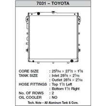CSF 07-19 Toyota Tundra 5.7L Radiator