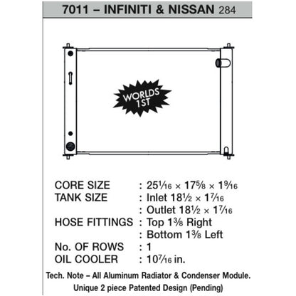 CSF 08-13 Nissan 370Z A/T Radiator-csf7011-710353070116-Radiators-CSF-JDMuscle