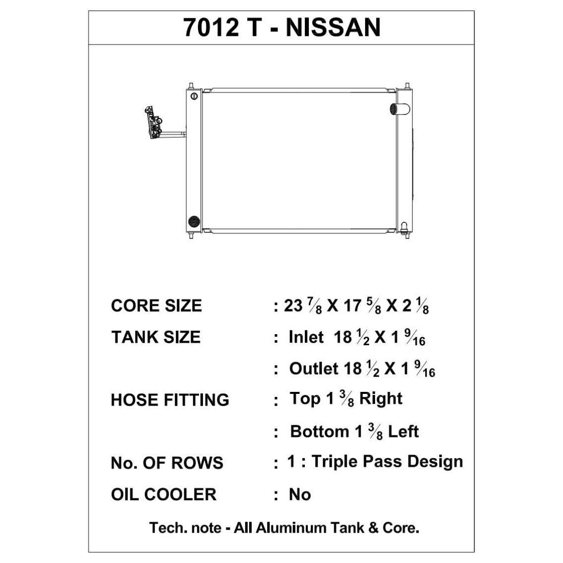 CSF 08-17 Nissan 370Z M/T Radiator-csf7012T-710353070123-Radiators-CSF-JDMuscle