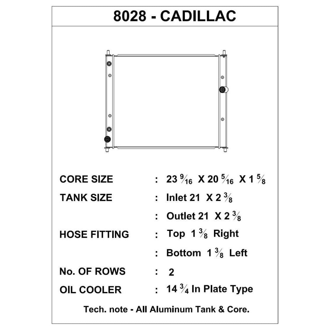 CSF 09-13 Cadillac CTS-V Radiator-csf8028-710353080283-Radiators-CSF-JDMuscle