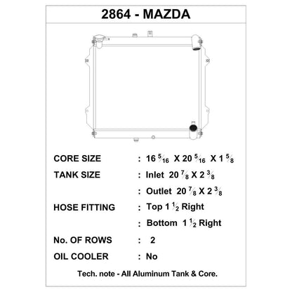 CSF 89-91 Mazda RX-7 Radiator-csf2864-710353028643-Radiators-CSF-JDMuscle