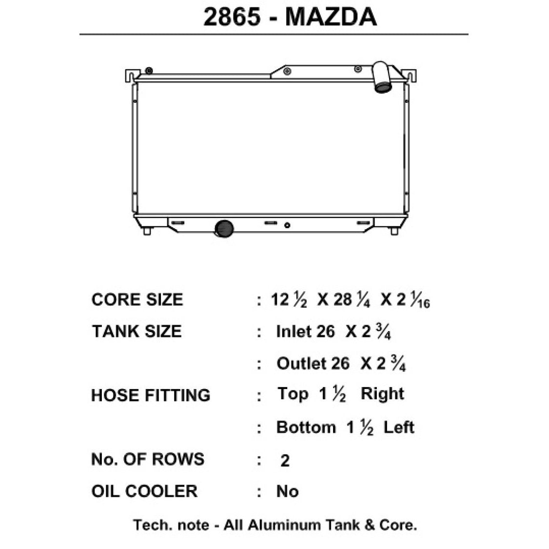 CSF 92-97 Mazda RX-7 Radiator-csf2865-710353028650-Radiators-CSF-JDMuscle