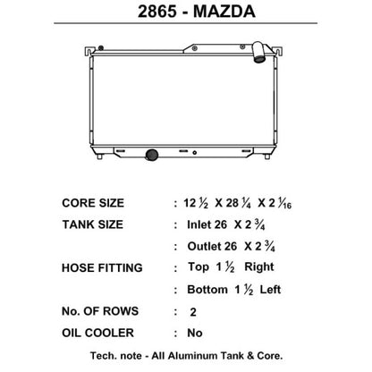 CSF 92-97 Mazda RX-7 Radiator-csf2865-710353028650-Radiators-CSF-JDMuscle