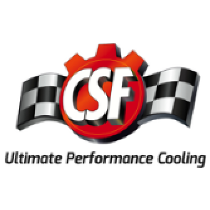 CSF Universal Half Radiator w/-16AN & Slip-On Fittings/12in SPAL Fan & Shroud-csf2858X-71035302858X-Radiators-CSF-JDMuscle