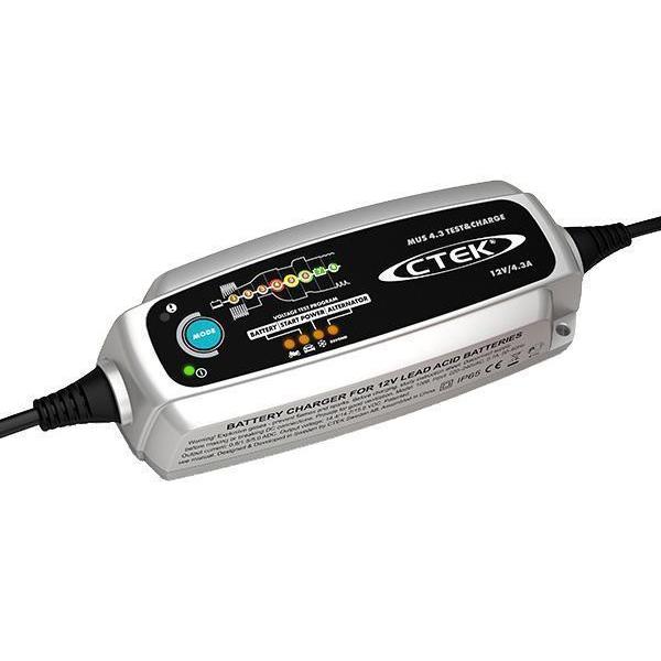CTEK Battery Charger - MUS 4.3 Test & Charge - 12V - Universal-56-959-Battery Chargers-CTEK-JDMuscle