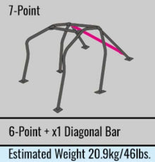 Cusco D1 Chromoly 7PT 2 - Pssgr Blue Roll Cage 18+ Honda Civic Type - R / 17+ 5 - Door Hatchback | LHD - JDMuscleNon - Categorizedcus3C3 261 FLHD