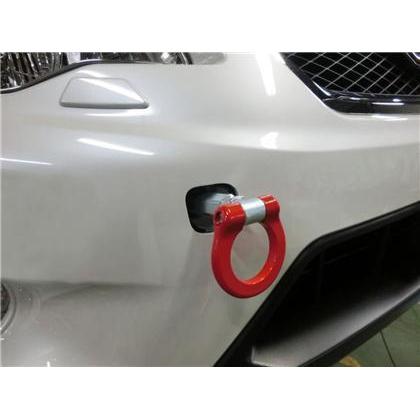 Cusco Front Tow Hook Red Subaru WRX / STI 2015-2019 / XV 2013-2014-cus965 017 F-cus965 017 F-Tow Hooks-Cusco-JDMuscle